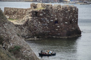 Fishing under the Castle