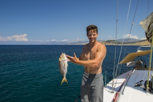 The young man and the sea