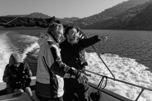 With AI WEIWEI in Lesvos (2015) photo Neal Mcqueen